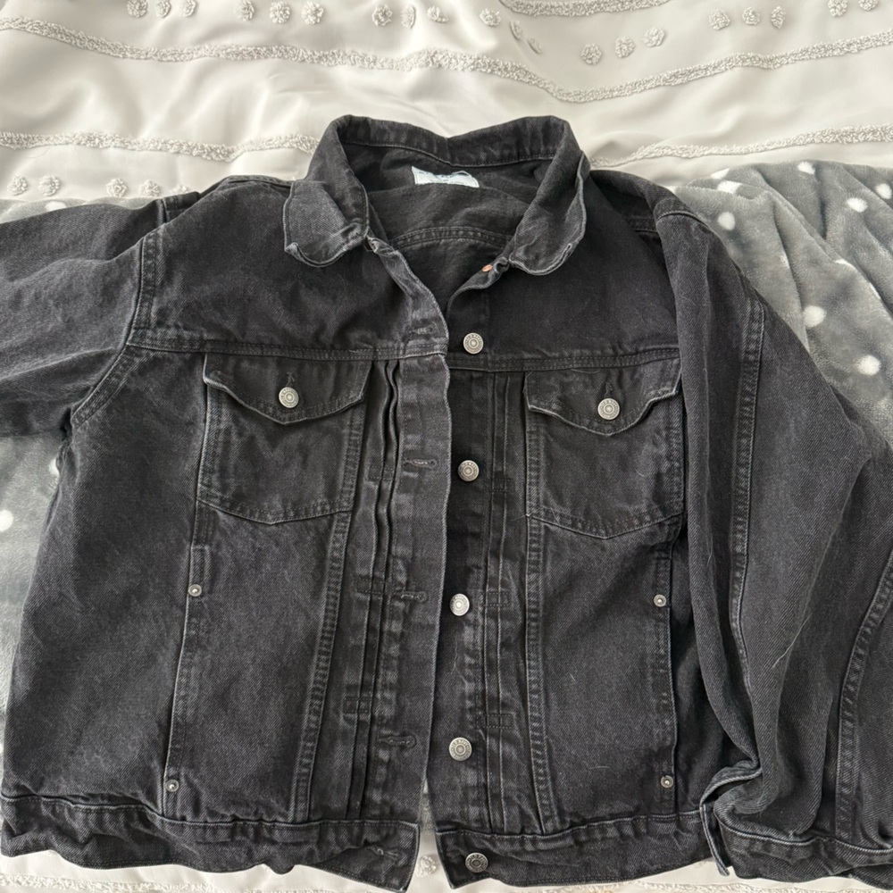 Old Navy Charcoal Denim Jacket